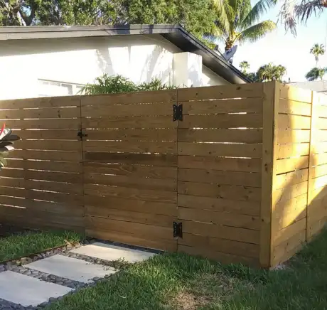 Wood Privacy Fence Installation