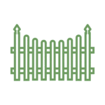 Aluminum Fencing Icon